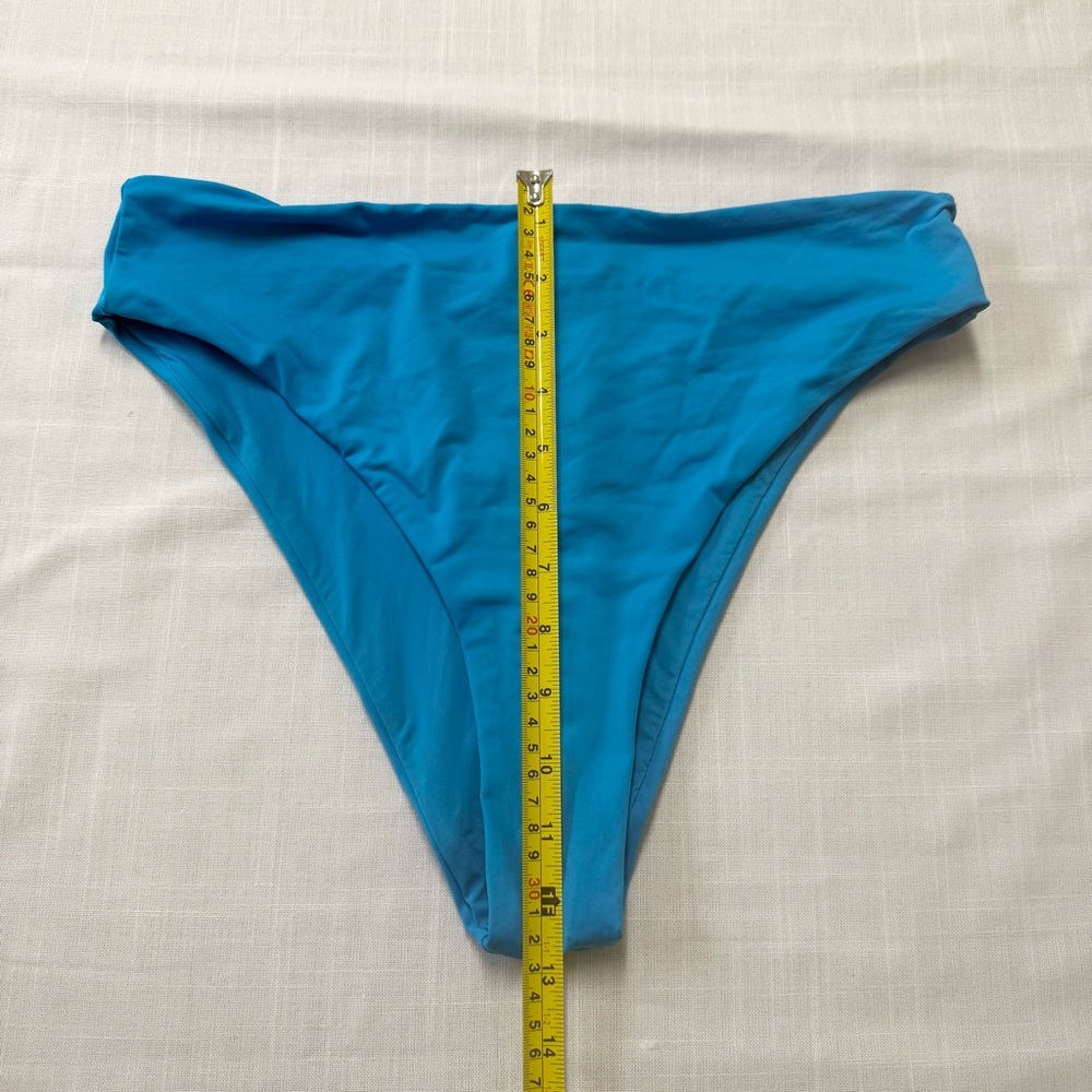 SKIMS SIGNATURE Swim Blue Bikini Bottom Size L - Picture 4 of 5